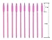 100PCS Lovely Pink Disposable Eyelash Mascara Wands Eyelash Extension Makeup Applicator Brushes And Eyelash Curler