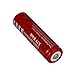 ON THE WAY®Rechargeable RED 2Pcs 3.7V 4000mAh BRC18650 Protected li-ion Battery for Flashligh Torch Headlamp Rc toy