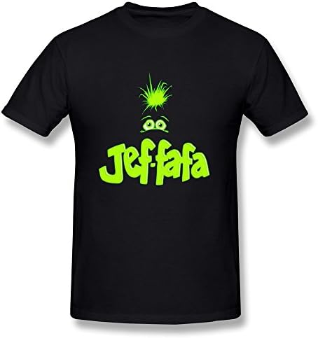 Jeff Dunham Jef Fafa pattern Men's T-shirt XXL,Black