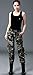 Chouyatou Women's Active Loose Fit Military Multi-Pockets Wild Cargo Pants (Large, Camouflage)