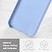 TORRAS Love Series iPhone 8 Plus Case/iPhone 7 Plus Case, Liquid Silicone Gel Rubber Case with Soft Microfiber Cloth Lining Cushion Compatible with iPhone 8 Plus/iPhone 7 Plus, Light Blue