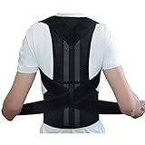 Back support Back Brace Support for Back Neck Shoulder Upper Back Pain Relief Perfect Posture Corrector Strap for Cervical Spine (XXL)