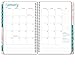 HARDCOVER Academic Planner 2019-2020: (June 2019 Through July 2020) 5.5 Daily Weekly Monthly Planner Yearly Agenda. Bonus Bookmark, Pocket Folder and Sticky Note Set (Pink Marble)