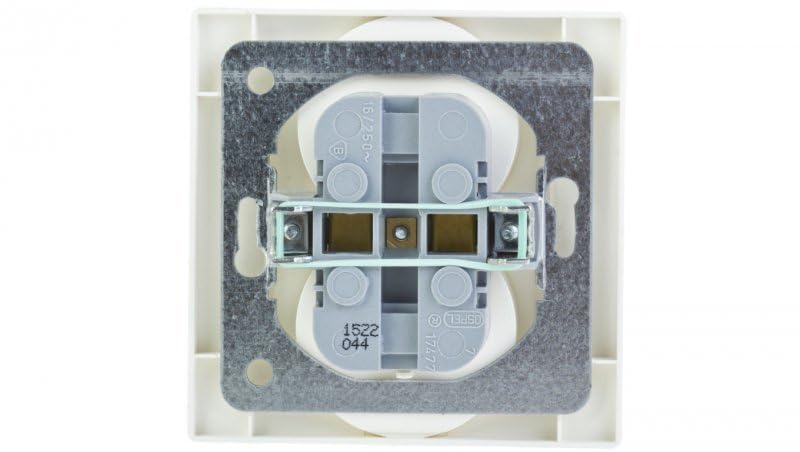 Ospel GP-2SZ/42 Socket Pearl IP20, 16 A 71 mm 45 mm 71 mm