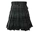 UT Kilts Men's Standard Tartan Utility Kilt, Modern Scottish Kilt for Everyday Wear, Tactical Kilts with Adjustable Hip Straps & Cargo Pockets for Men, Highlander Gray, 30
