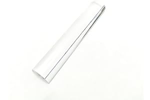 Niuweide 1Pcs Magnifying Ruler with Sliding Markers,with Guiding Line & Mini Line Magnifier with(Blue Line)