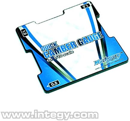 Integy RC Model MMR-MR-CGS1 Muchmore Racing Quick Camber Gauge <0.5,1.0,1.5 Angles> for 1/10 Touring & Buggy