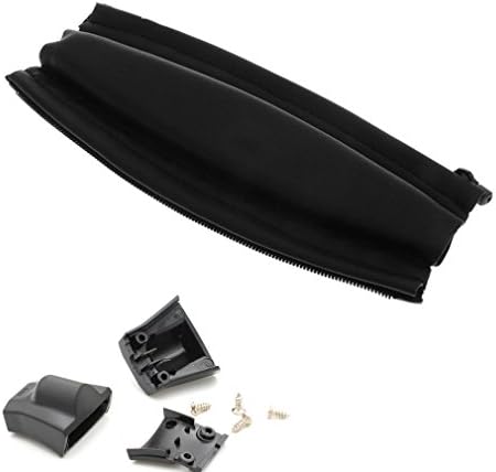Bose QC15 Headphone Headband Cover, Aleicx Replacement Kit Headband Protector Repair Parts Cover for Bose QuietComfort QC15, QC2 Headphones/Top Pad Protector/Comfort Cushion (Leather Black)