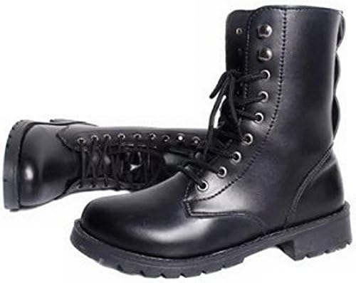 R Dream レディース ショート ブーツ レースアップ 編み上げ 靴紐 ローヒール ブラック 大きいサイズも