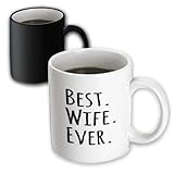 3dRose Best Wife Ever Fun Romantic Married Wedded Love Gifts Magic Transforming Mug, 11-Ounce