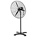 Yonntech 31 inch Standing Pedestal Fans High Velocity Floor Fan Industrial Familiy Fan 3 Speed Settings Adjustable Tilt Metal Stand with 55