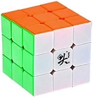 Dayan ZhanChi Cubo de velocidad 3 x 3 x 3, 6 colores, sin adhesivos