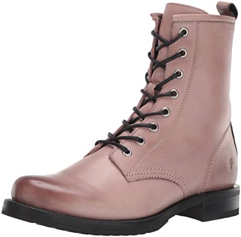 lilac combat boots