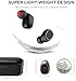 TOZO T8 True Wireless Stereo Headphones TWS Bluetooth In-Ear Earbuds with Charging Case Built-in Mic Headset. Premium Sound with Bass for Running Sport - Super Easy Pair