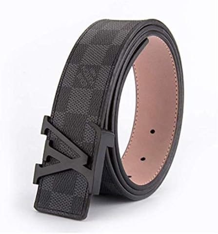 Classic black belt belt belt black buckle