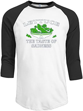 Lettuce, The Taste Of Sadness Baseball Style Man 3/4 Sleeve Tshirts