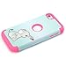 Urberry Ipod Touch 6 Case, Hybrid 3 Layer Rugged Hard Cover, Ipod Touch 5 Case, Cute Elephant Case for Touch 5/6 with a Free Stylus