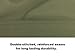Comfort Crazy Body Pillow Case, 100% Cotton, 400 Thread Count Cover for 20x54 Body Pillow, Sage