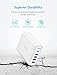 USB C Wall Charger, Anker Premium 60W 5-Port Desktop Charger with One 30W Power Delivery Port (White)