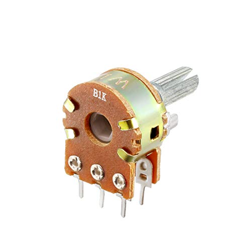 image for uxcell 12pcs 1K 20K 5K 10K Variable Resistor Single Rotary Carbon Pote