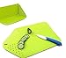 Rinse & Strainer Foldable Cutting Board, Veggies & Fruit Cutting Board, BPA-Free Plastic Multifunctional Cutting Board Mat (Green)