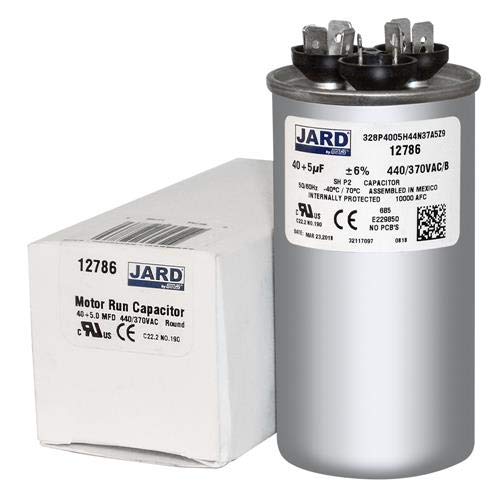 Replacement for Carrier TP-CAP-40/5/440R Dual Run Capacitor by