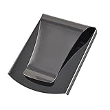Honb Slim Double-sided Smart Money Clip & Credit Card Holder for Men ,Fits 5 Cards and Cash (Black-2)
