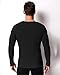 MODCHOK Men's T-Shirts Long Sleeve Tee Crewneck Sweatshirt Conton Lightweight Top Black L