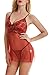 Lovesfay Sexy Babydoll Lingerie for Women Lace Sleepwear Sheer Lingerie
