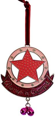 Holiday Market Always a Cowgirl Star Diamond Christmas Ornament