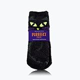 Bath and Body Works Shea Infused Lounge Socks Purrfect Pair Halloween Cozy Black Cat