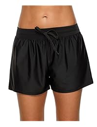 Bañador corto para dama, color negro