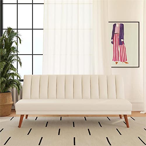 Novogratz Brittany Armless Futon, Sofa Lounger And Sleeper With