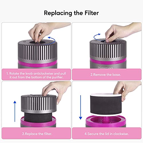 MEGAWISE EPI810 True HEPA Replacement Filter, Suitable for KOIOS and