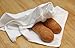 AMOUR INFINI Organic Cotton Flour Sack Kitchen Towels Set of 12 Super Absorbent 28 x 28 Soft Lint Free Flour Sack Tea Towels (White)