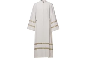 BLESSUME Clergy ALB Church Worship ALB Concelebration Vestments Robe