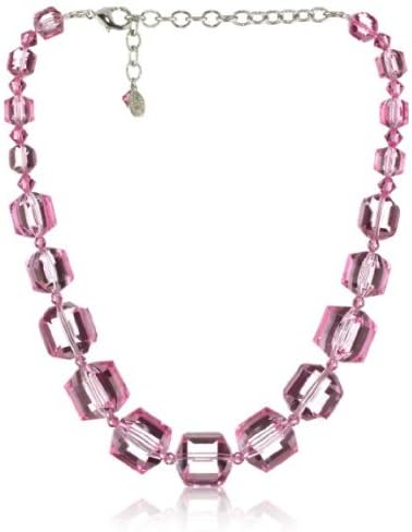 Amazon タリナタランティーノ Tarina Tarantino タリナタランティーノジュエリー 象徴的 ルーサイトビーズチョーカーピンク ネックレス 通販