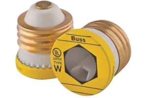 Cooper Bussmann W-3 Buss Plug Fuse, Type W