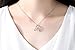 Cuoka S925 Sterling Silver Owl Necklace Owl Bracelet Owl Gifts Love Heart with Gold Owl Pendant Necklaces for Mom Owl Jewelry for Women