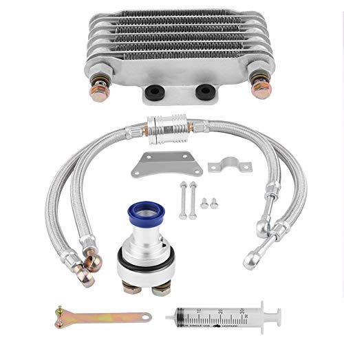 Promo Aluminium 125Ml Engine Oil Cooler Pendingin Radiator Untuk 125CC 250cc Motor Dirt Bike Atv