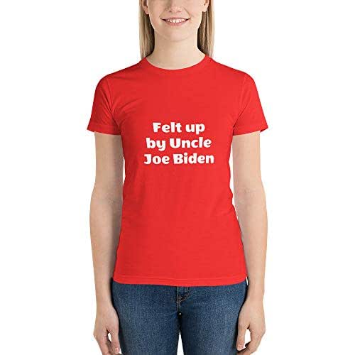 Amazon.com: Felt up by Uncle Joe Biden - Short sleeve ...
