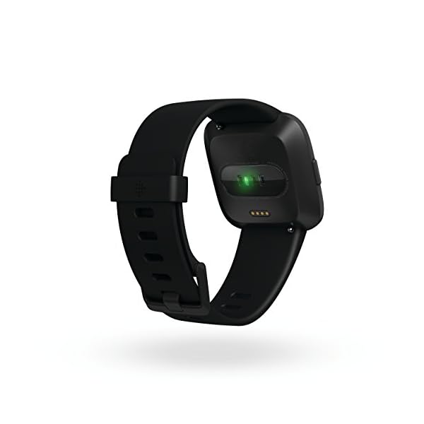 fitbit versa watch black aluminium