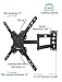 Fortress Mount Articulating TV Wall Mount for 22-55