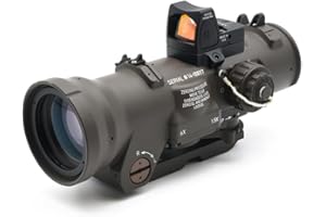 AIMSNIPER 1.5-6X Fixed Dual Purpose Scope with RMR/Doctor Miniature Red Dot Sight Combo，1.5 MOA/6 MOA Illuminated Red Dot，Two Optical Reticle Modes，Multiple Brightness Settings