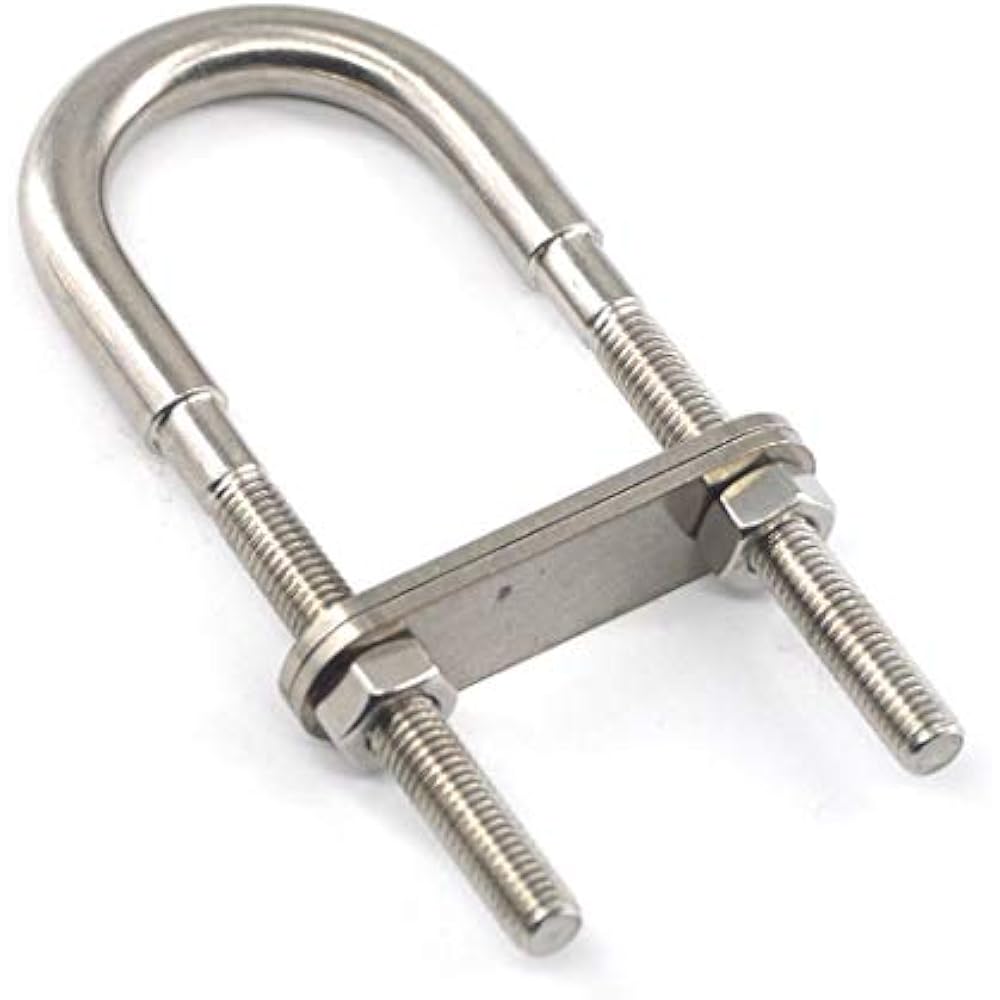 304 Stainless Steel U Bolt Set Marine Boat Deck Hardware M10x130 eBay