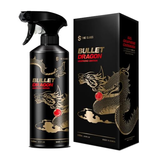 THE CLASS バレットドラゴン グラフェン×sio2×カルナバ×チタンを配合した次世代のセラミックコーティング剤 超撥水高耐久高強度で半年間持続 洗車 洗車用品 カー用品 ザクラス BULLET DRAGON 500ml商品画像