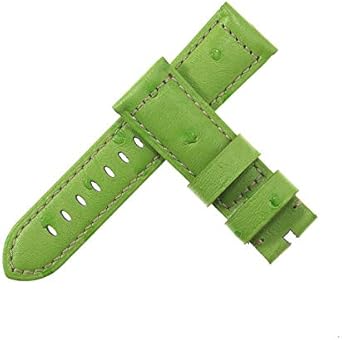 ROUHO Correa De Cuero Color Avestruz Patrón 22Mm 24Mm Pin ...