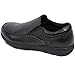 Alpine Swiss Arbete Mens Leather Slip-On Work Shoes Slip Resistant Black 8 M US