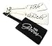 The Bride, Also The Brides & The Groom Wedding Honeymoon Luggage tags Set of 3, Black & White, Large