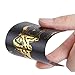 Waterproof Poker Cards Black PVC Playing Cards Set Professional Poker Bronzing Poker Deck Plastic Poker for Your Poker Pleasure (Gold)